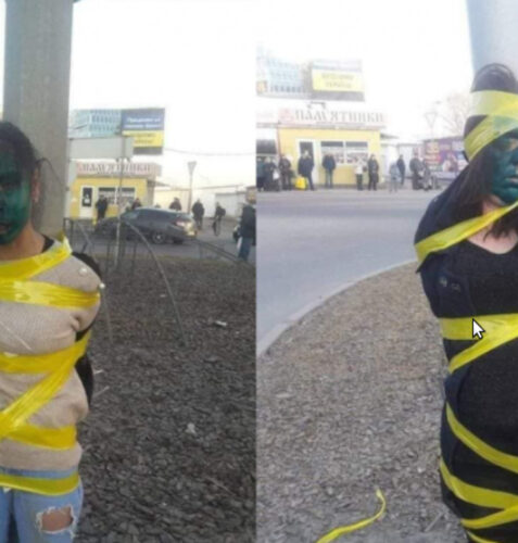 Zlostavljanje Romkinja u Ljvovu u Ukrajini